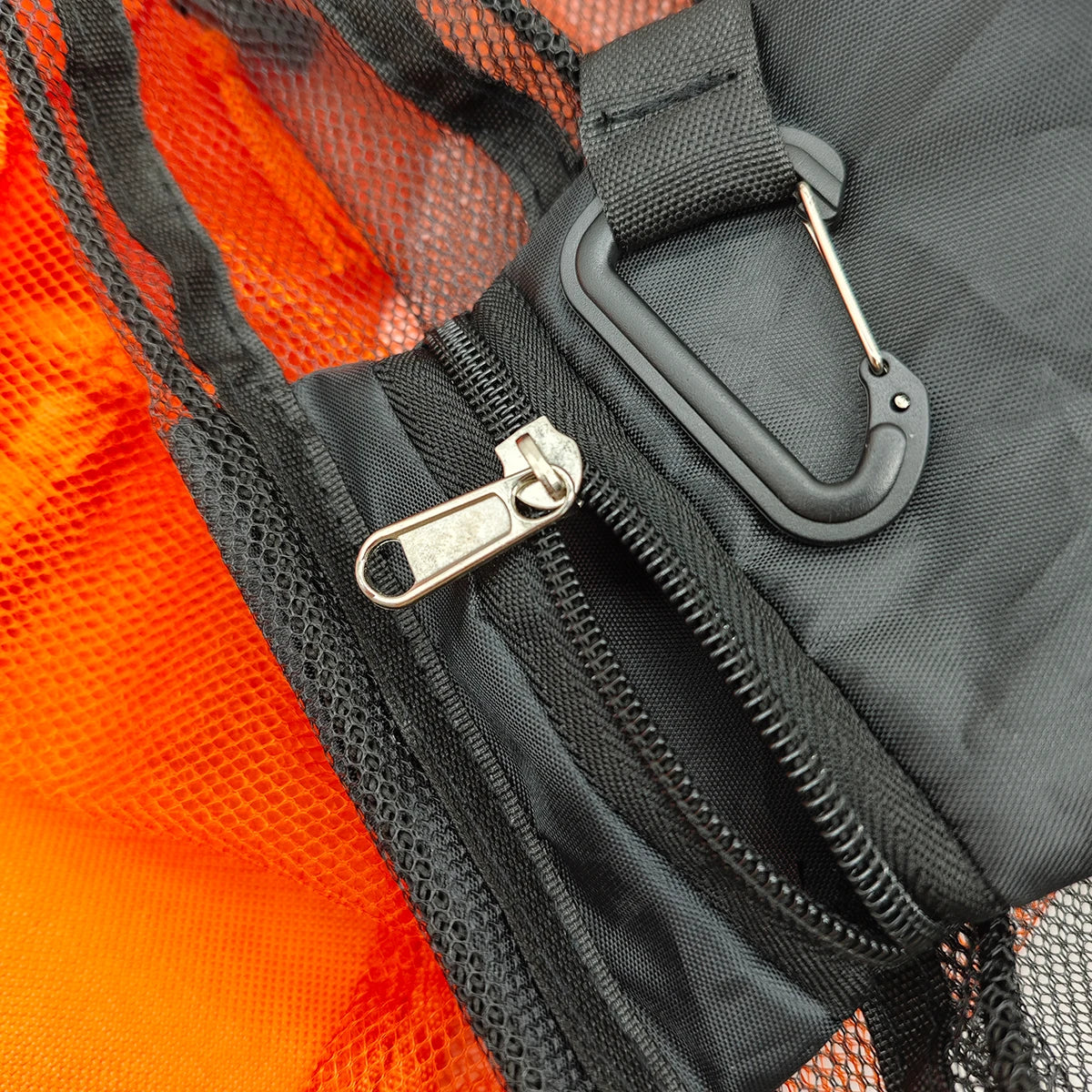 Portable Mesh Drawstring Sports Bag