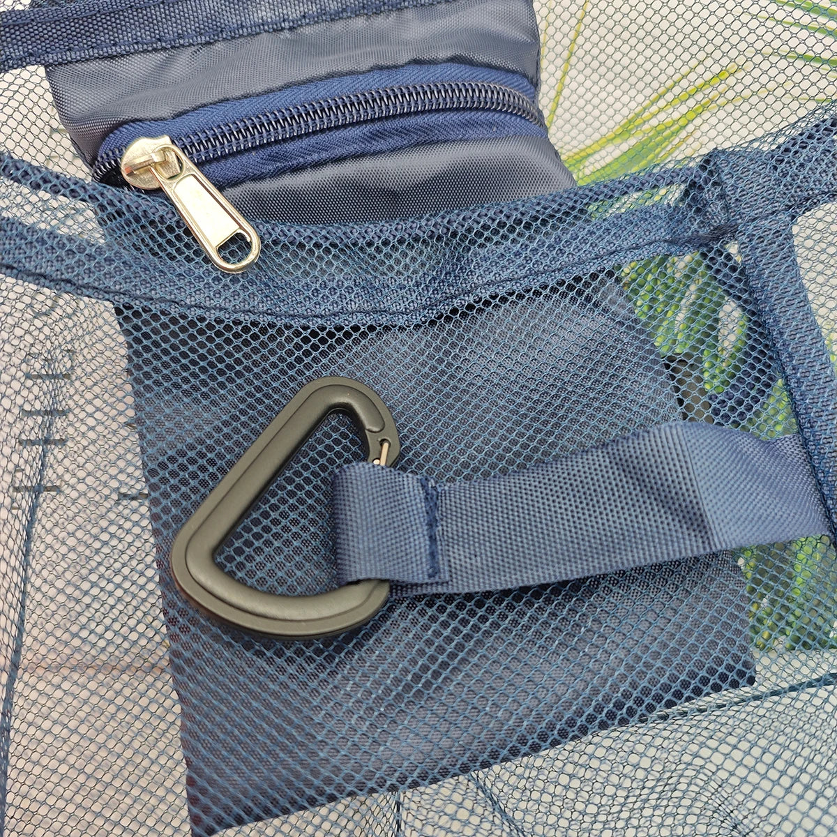 Portable Mesh Drawstring Sports Bag
