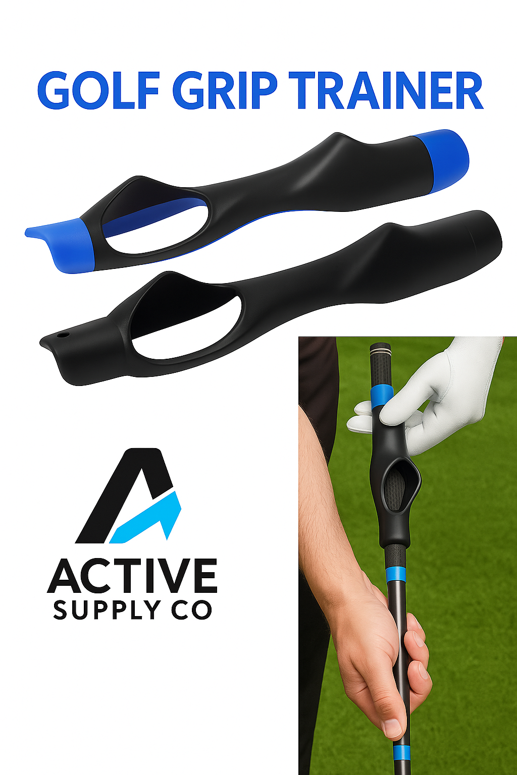 Golf Grip Trainer – Swing Training Aid for Proper Hand Positioning