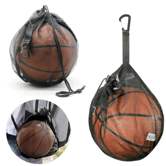 Portable Mesh Drawstring Sports Bag